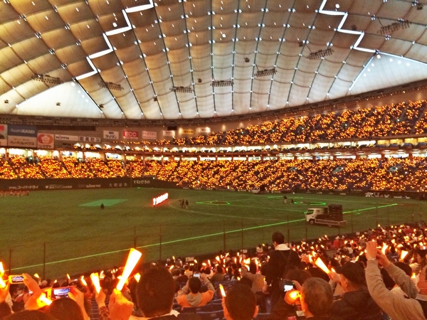 2015開幕戦、オレンジに燃えた東京ドーム！