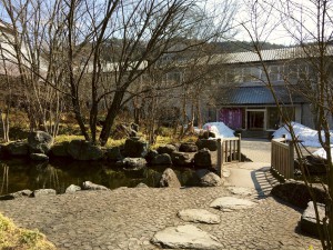 落ちついた感じの敷地